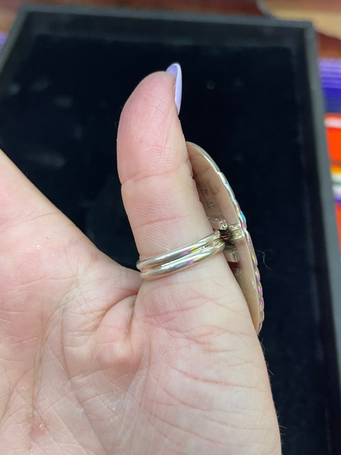 Oval Sleeping Beauty Ring