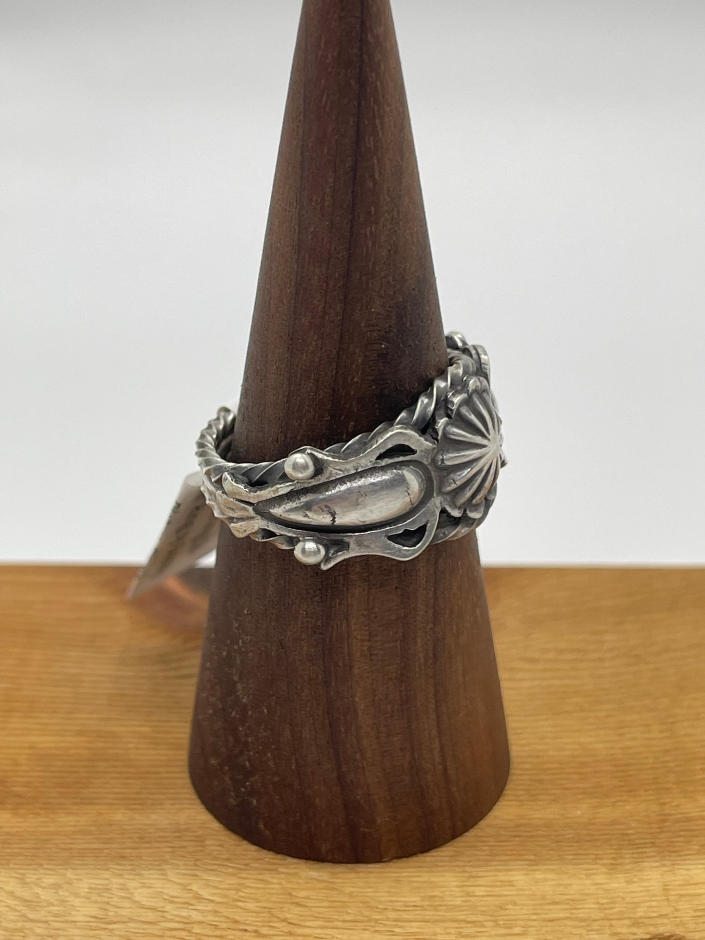 11.0 Sterling Silver Ring by Bobby Platero, Navajo