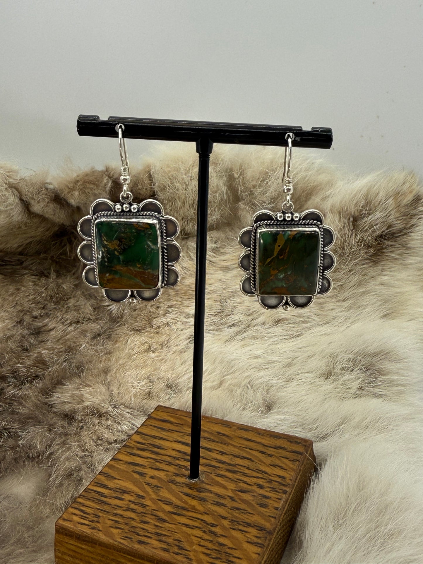Royston Turquoise Dangle Earrings