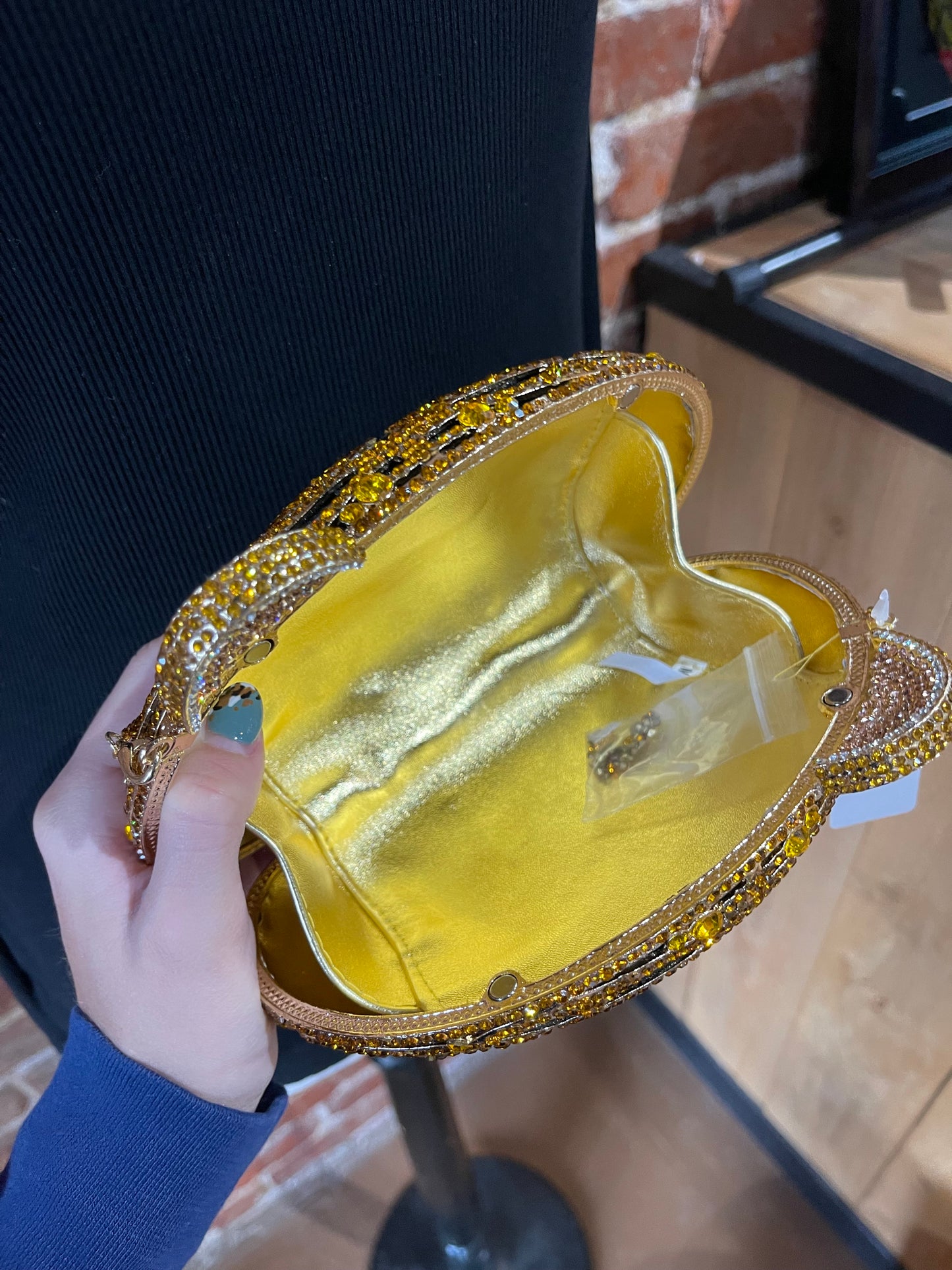 Bedazzled Tiger Head Purse