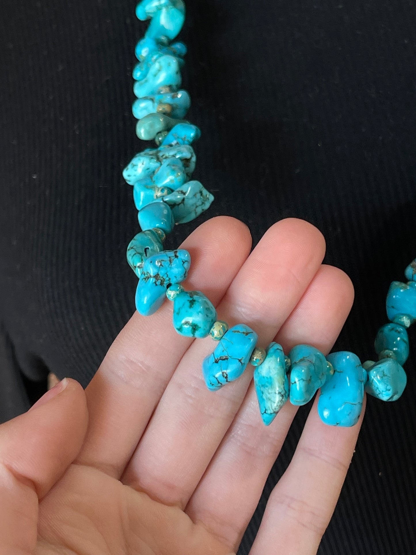 30" Chunky Turquoise Necklace