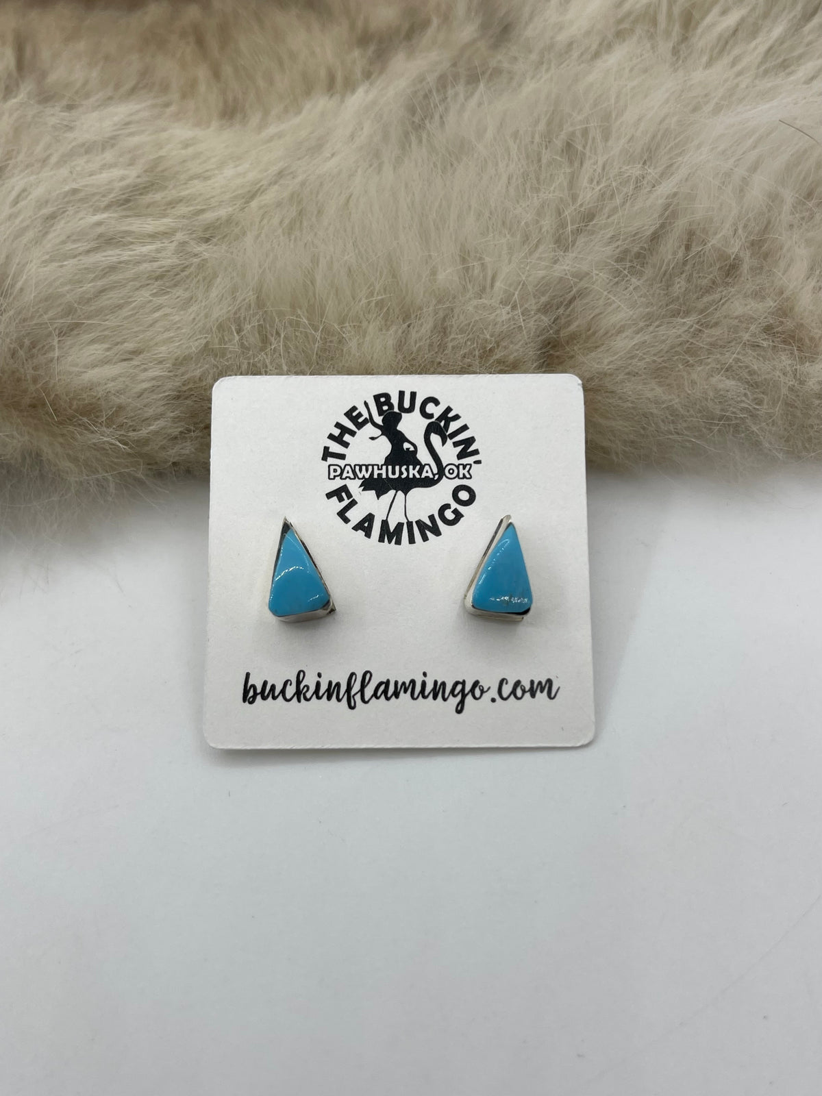 Sleeping Beauty Turquoises Triangle by Celena Rosetta, Zuni