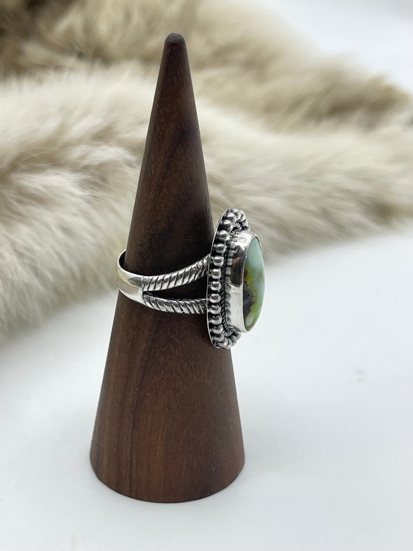 8.0 Oval Palomino Turquoise Ring