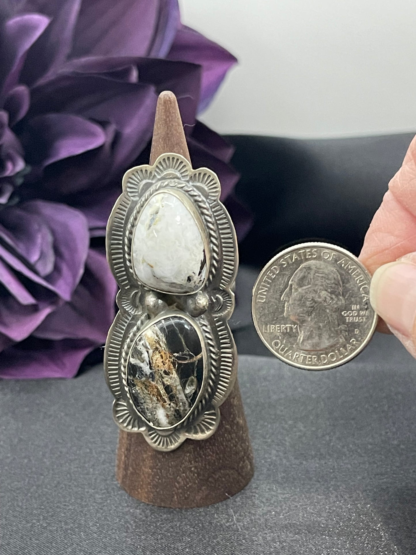 9.0 White Buffalo Ring