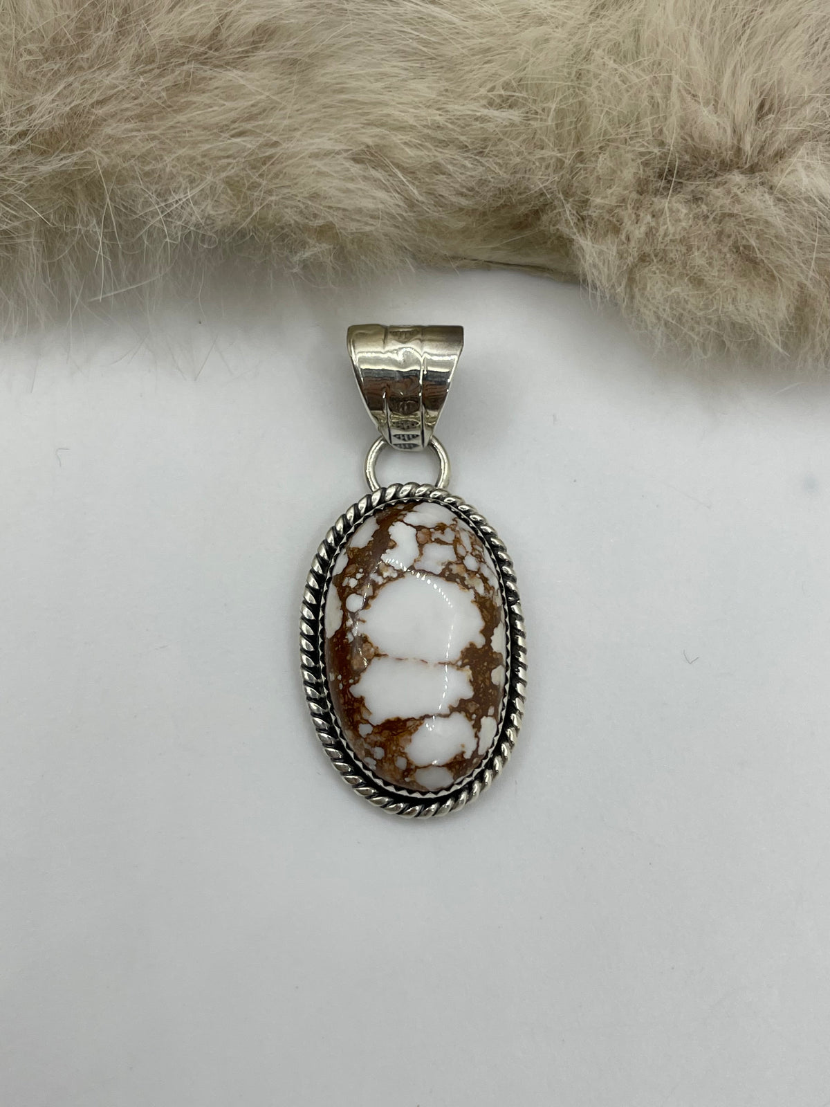 8.3 mm Bail Wild Horse Pendant by RunningBear