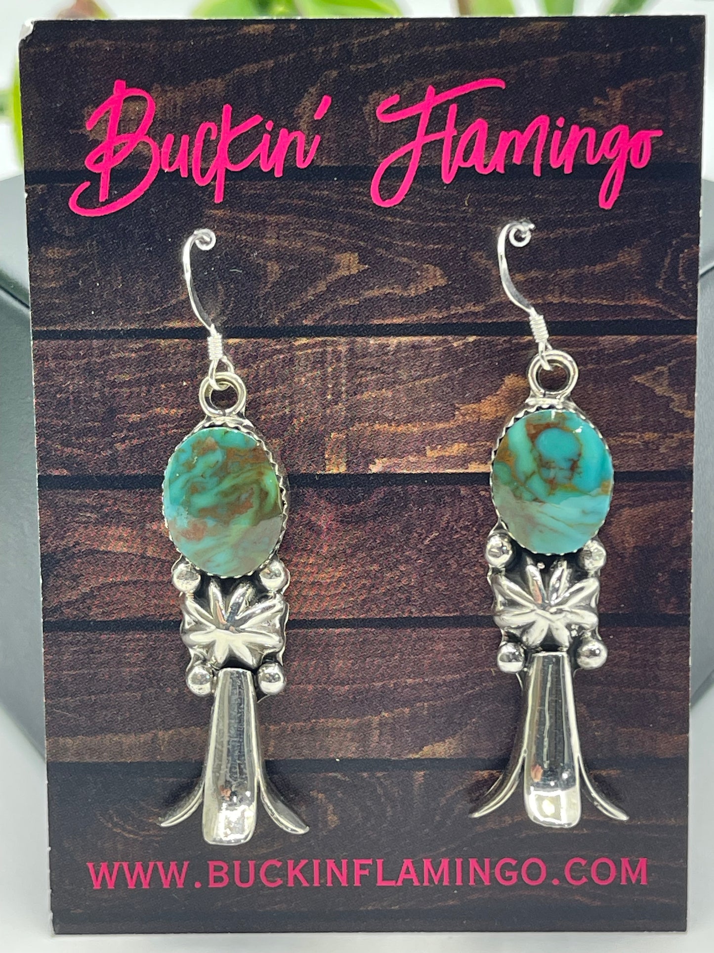 Royston Turquoise Blossom Earrings