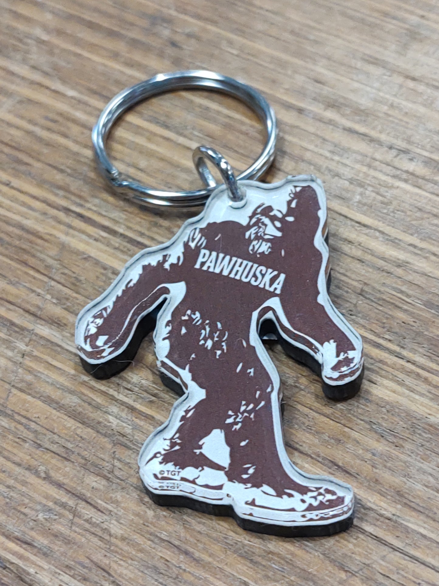 Bigfoot Pawhuska, OK keychain