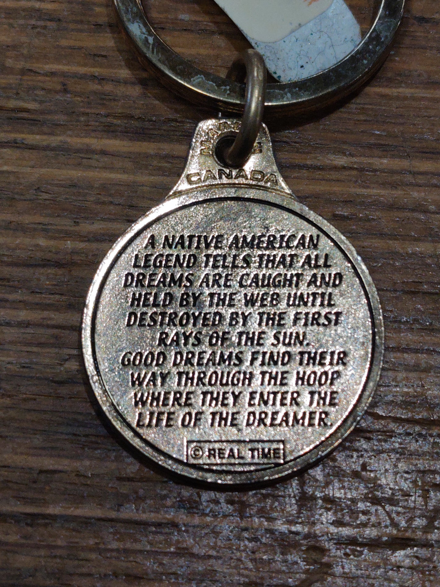 Dreamcatcher story - Oklahoma keychain