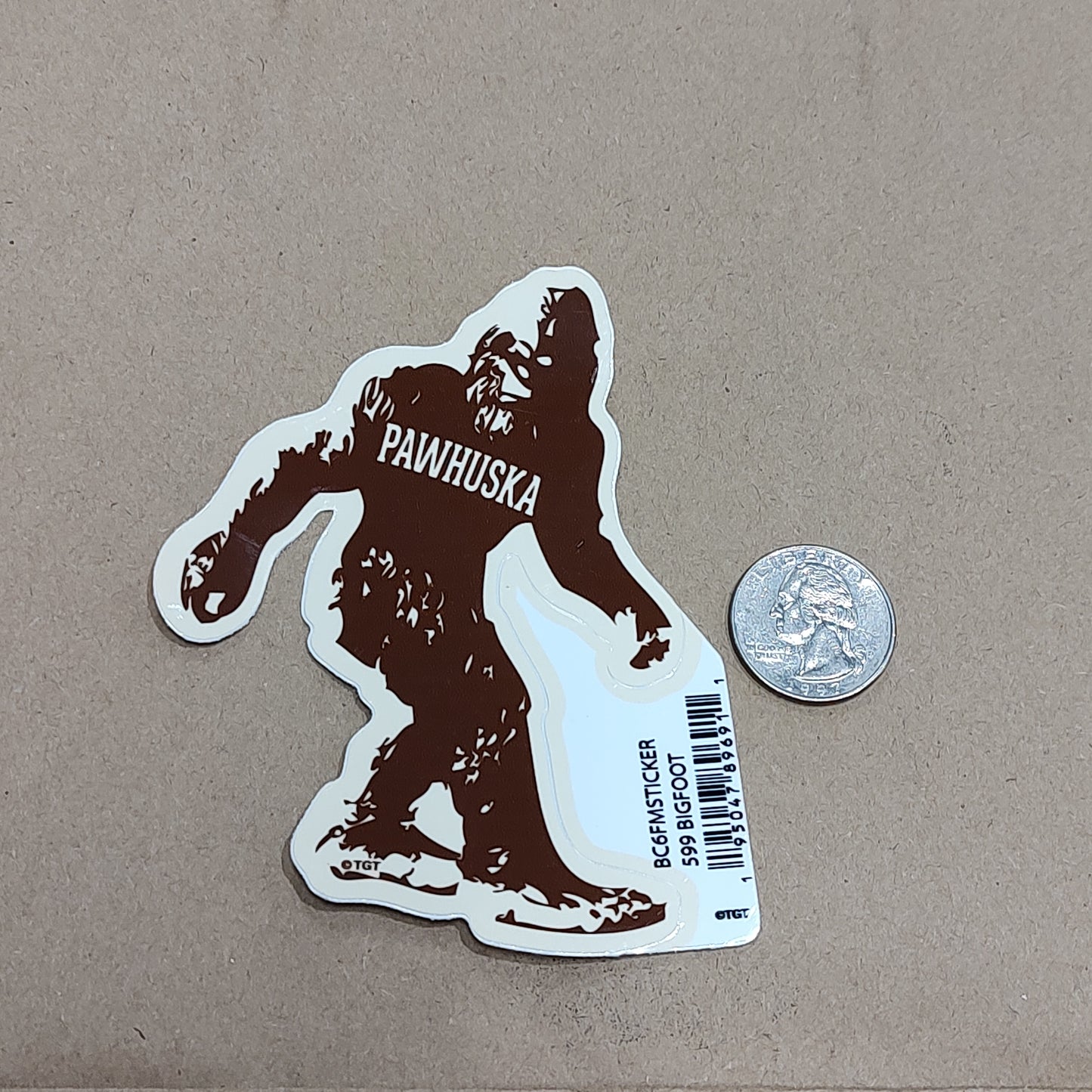 Bigfoot Pawhuska - sticker