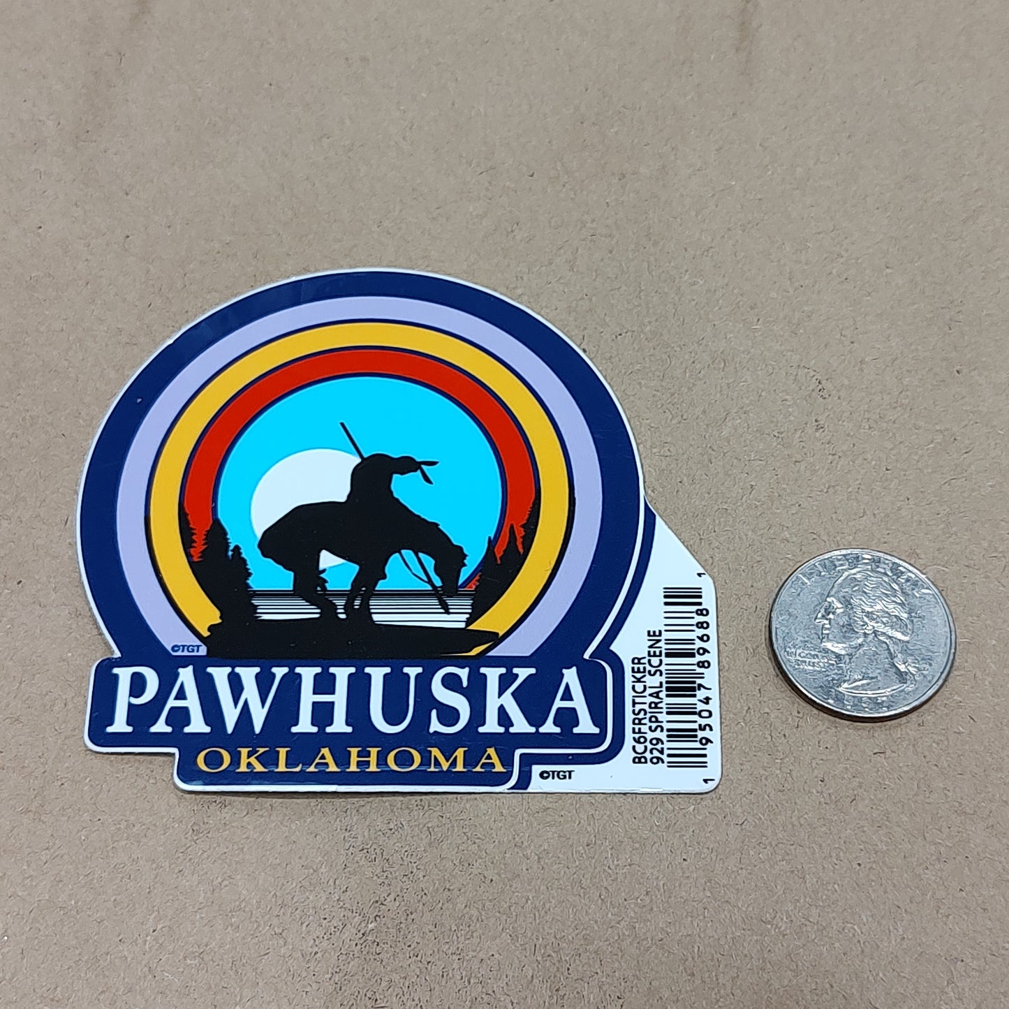 End of the Trail Pawhuska, OK - sticker