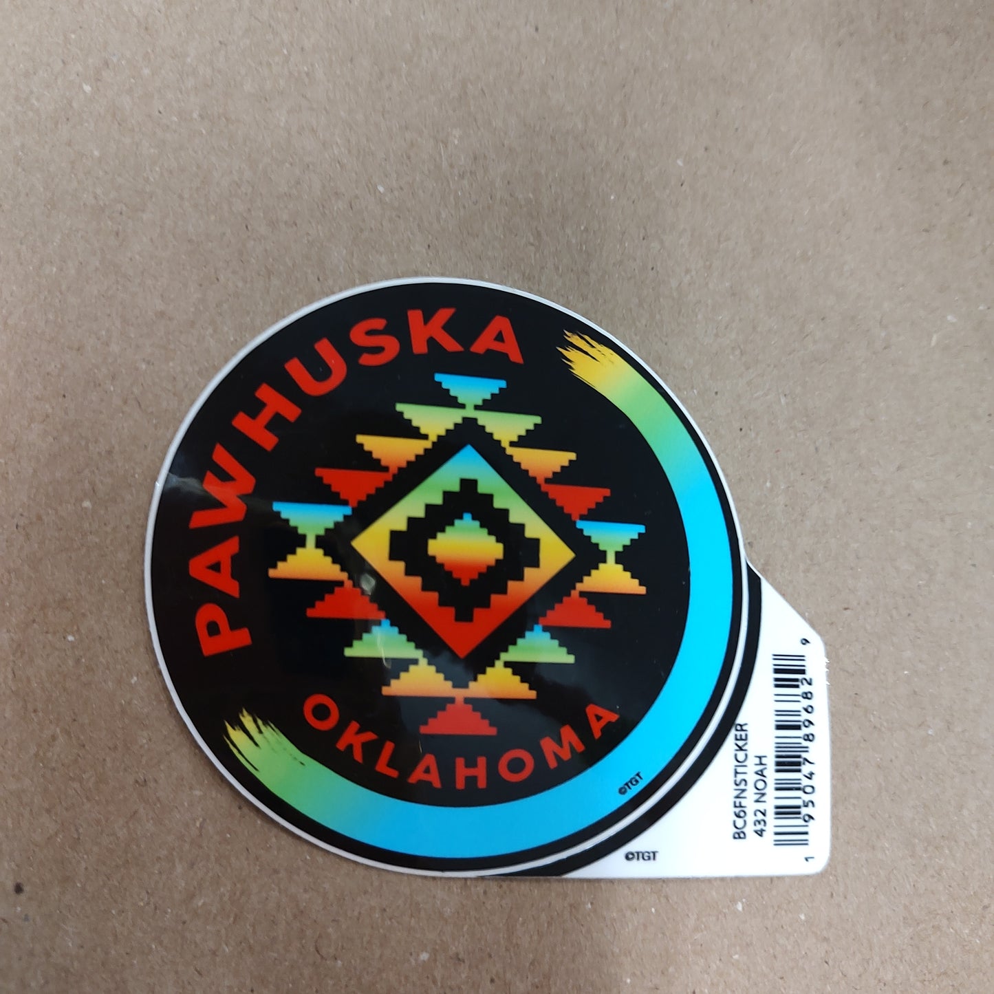 Pawhuska, OK Native Design- sticker