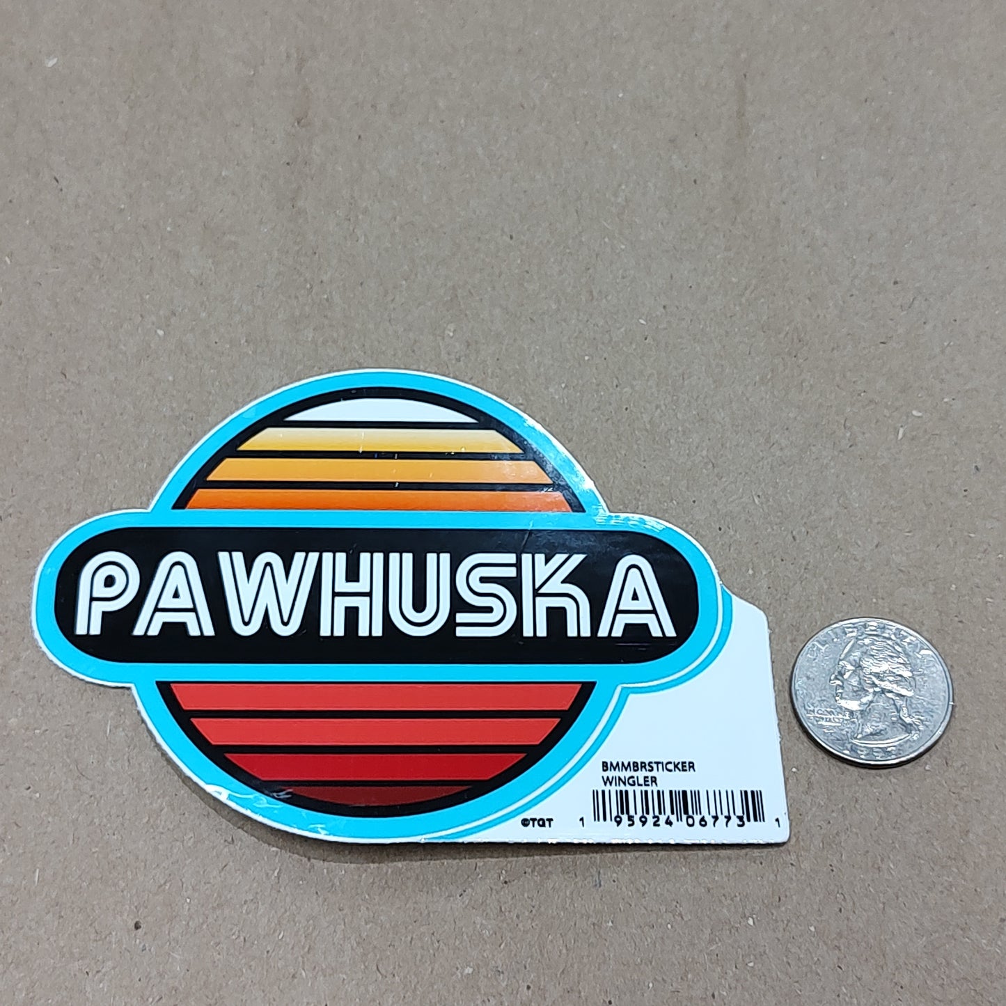 Round Pawhuska, OK - sticker