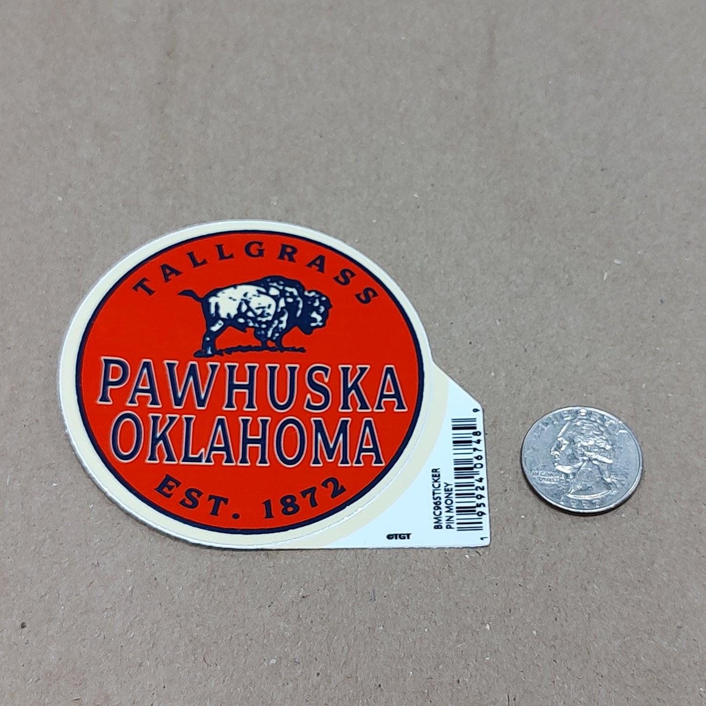 Tallgrass Pawhuska, OK EST 1972- sticker