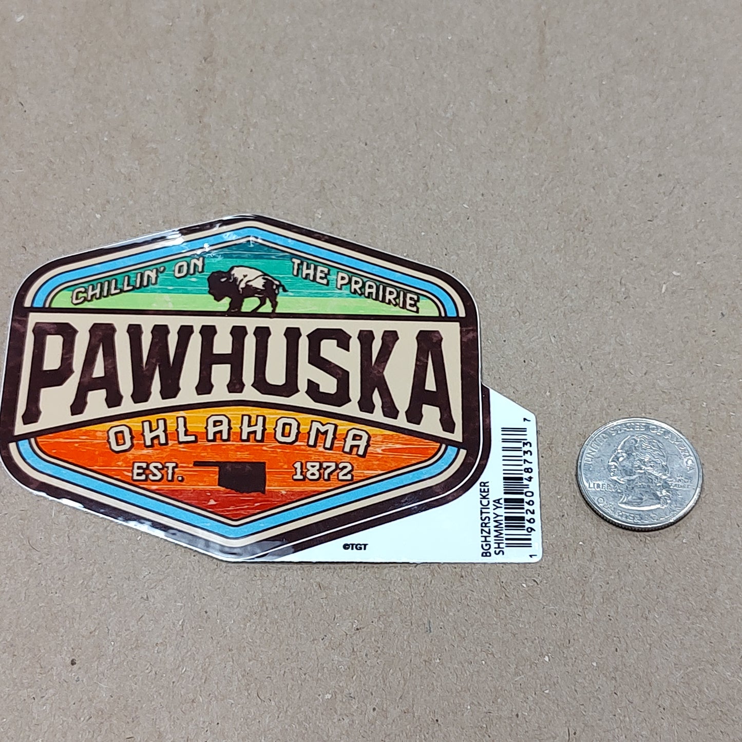 Chillin' On The Prairie - sticker