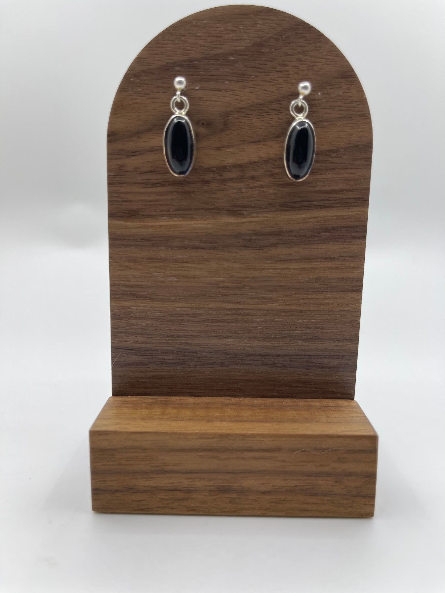 Black Onyx Dangling Earrings