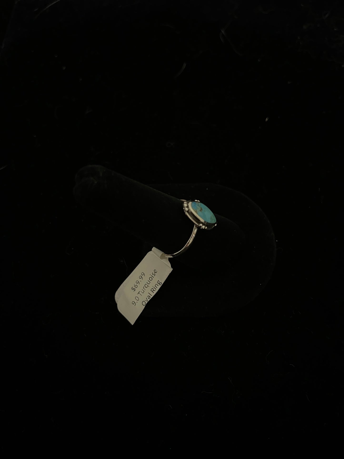 10.0 Turquoise Oval Ring