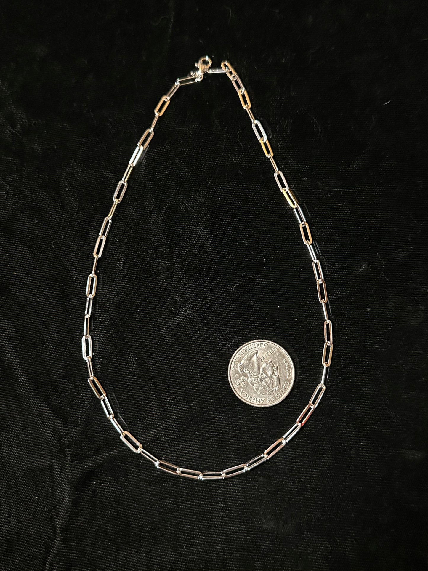 Italian Paperclip Chain 16"