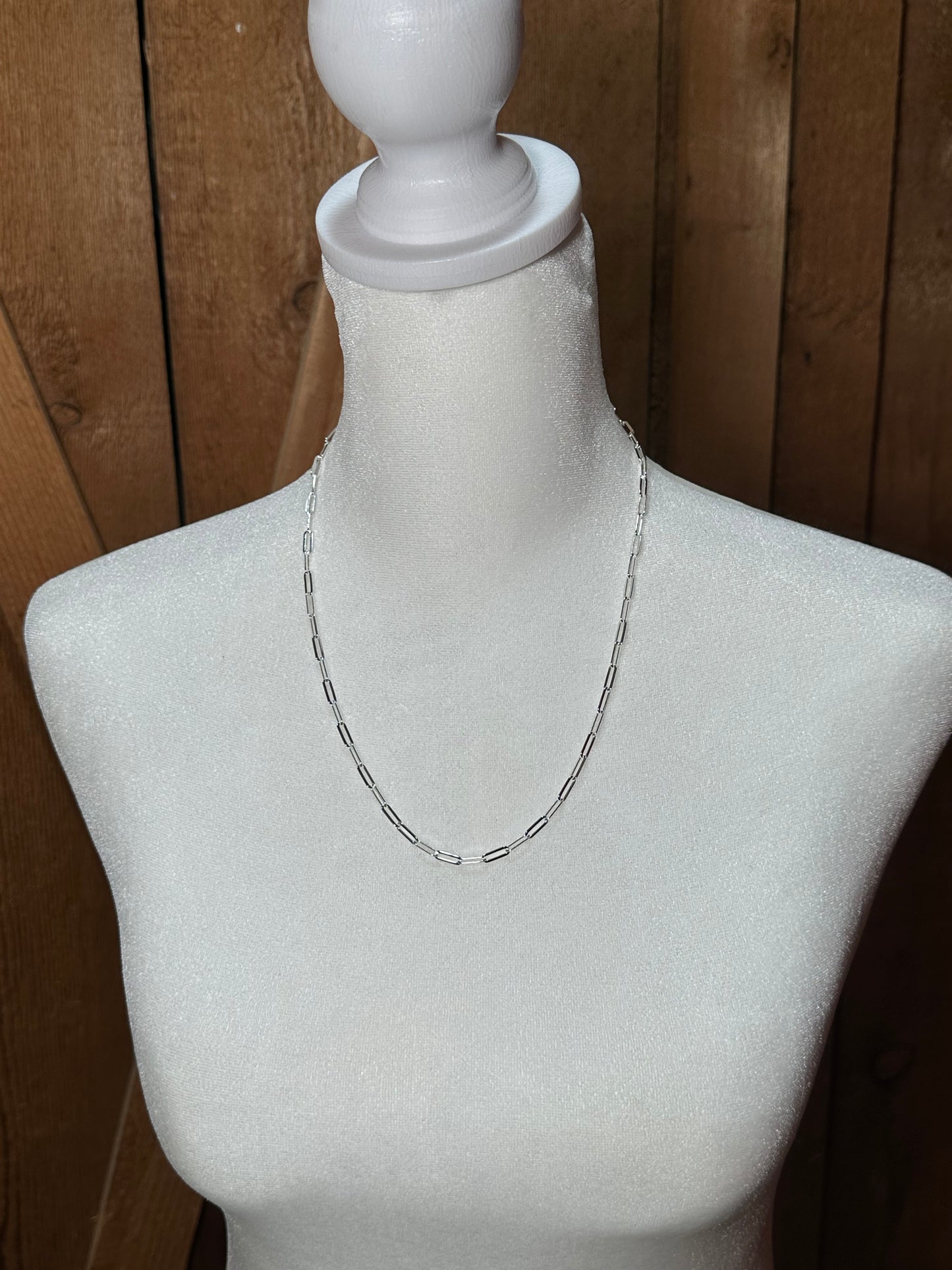 20” Italy Paper Clip Chain
