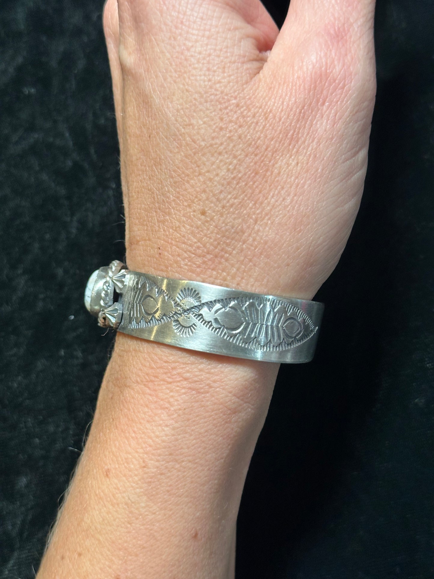 White Buffalo Cuff by Boyd Ashley Navajo