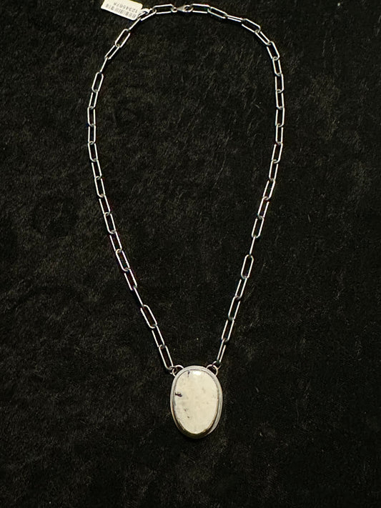 White Buffalo Necklace by Zia