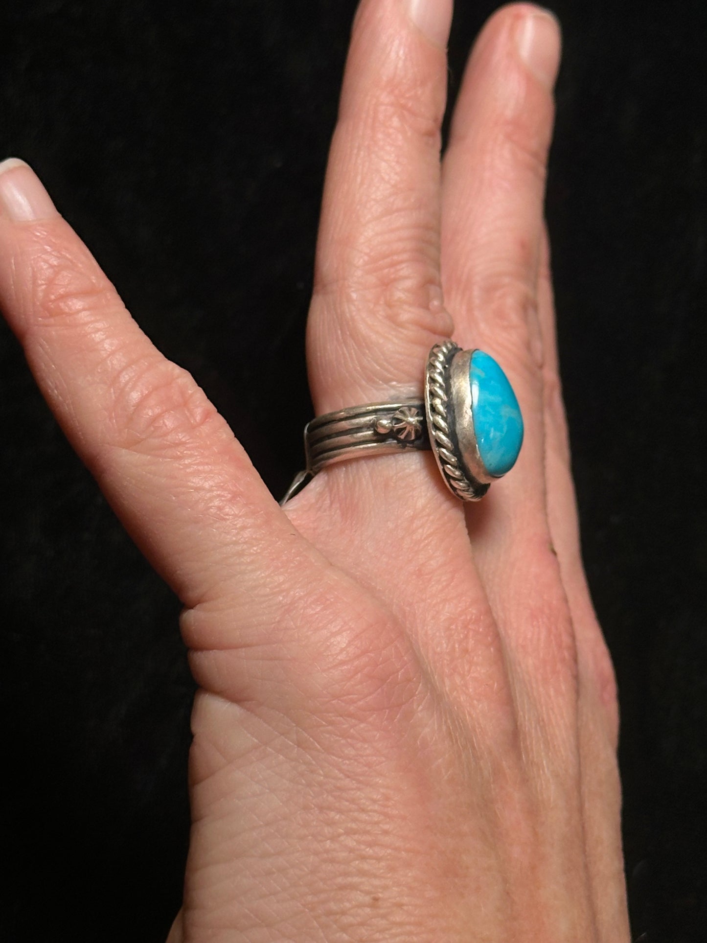 6.0 Kingman Turquoise Ring