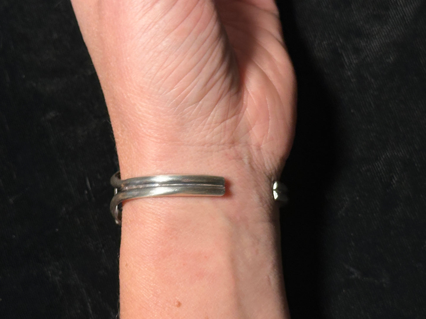 6"-7" Purple Siny Oyster Shell Cuff by Boyd Ashley, Navajo