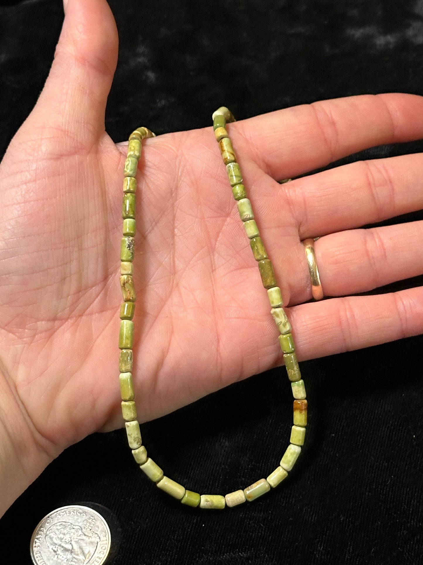 17.5" Emerald Valley Turquoise Beaded Necklace
