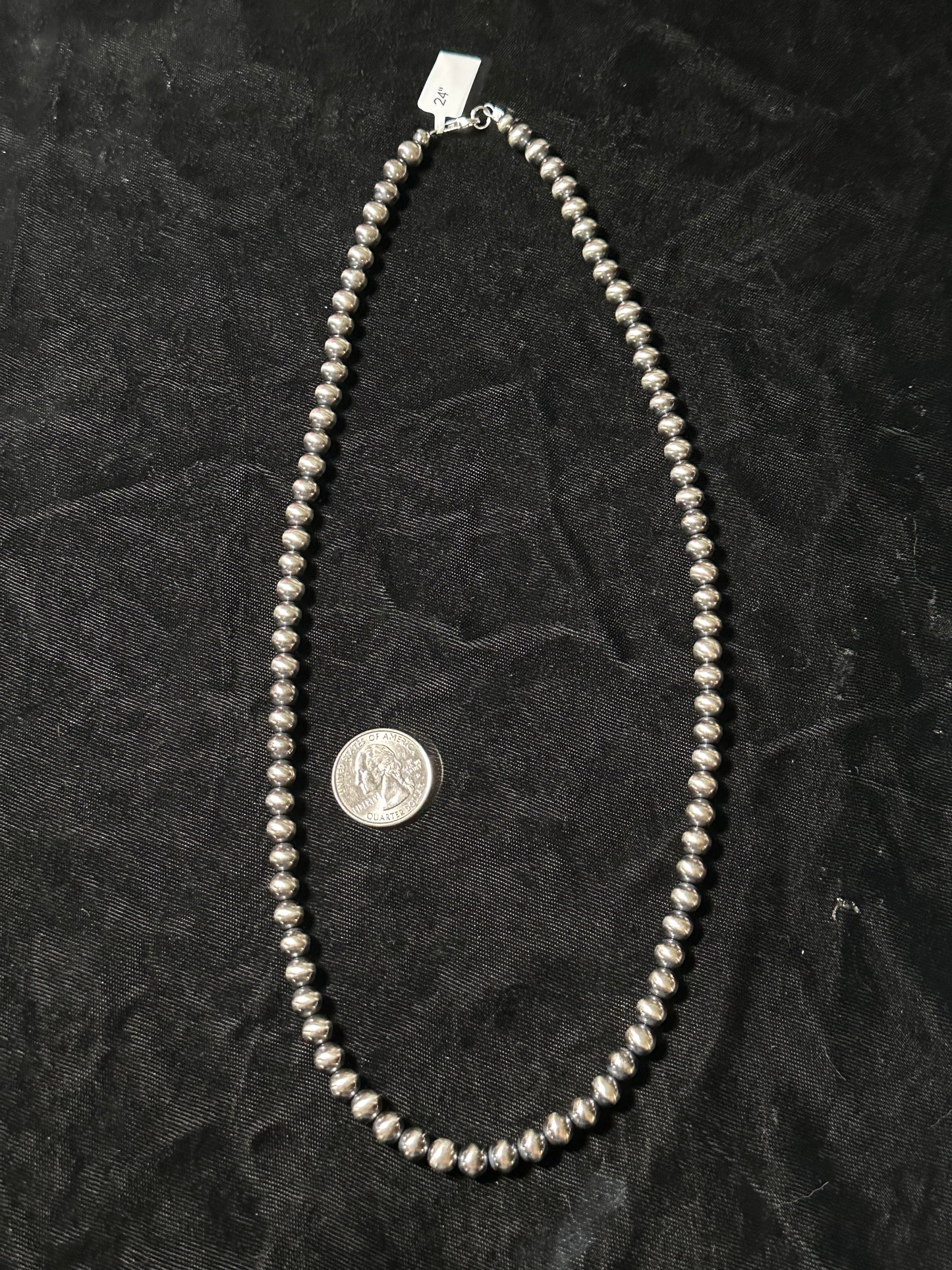 22" 7mm Navajo Pearls
