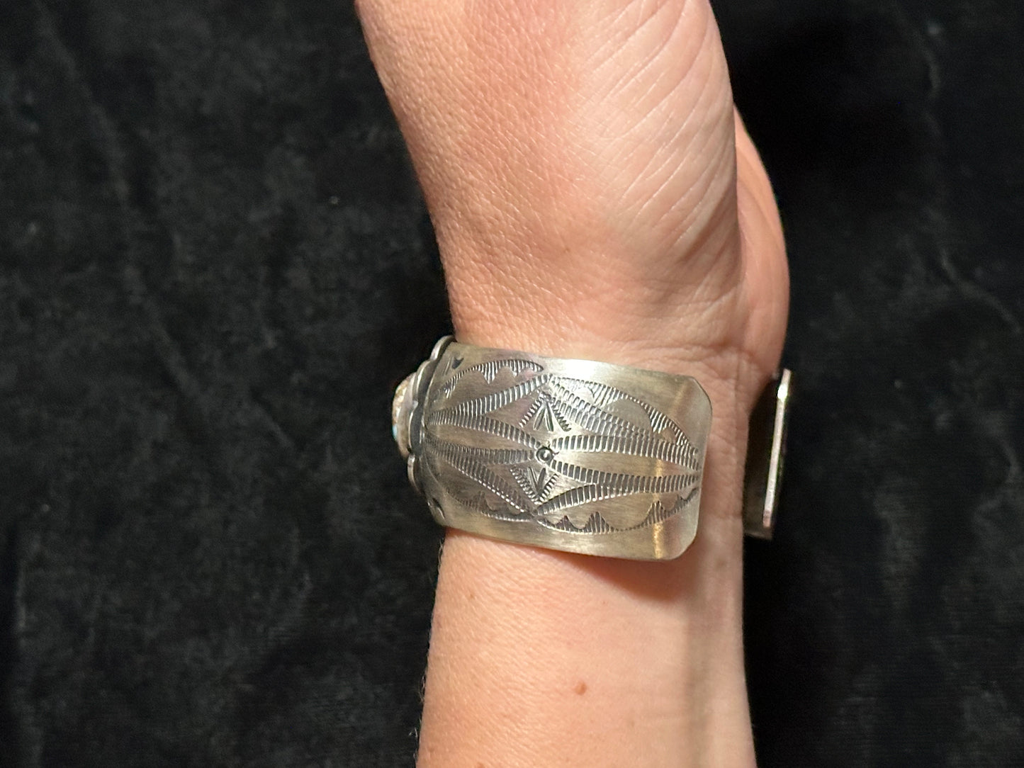6 1/4"- 7" Golden Hills Cuff by Boyd Ashley, Navajo