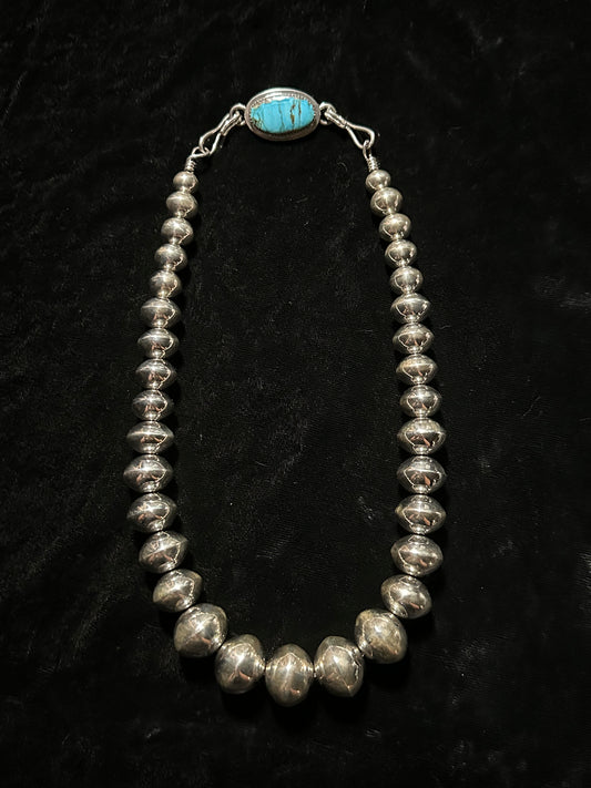 22” 19mm Navajo Pearls by Tustin Daye, Navajo