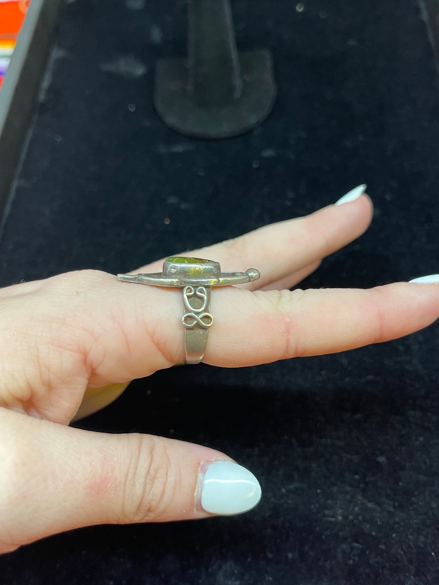 Vintage Sonoran Gold Turquoise Ring