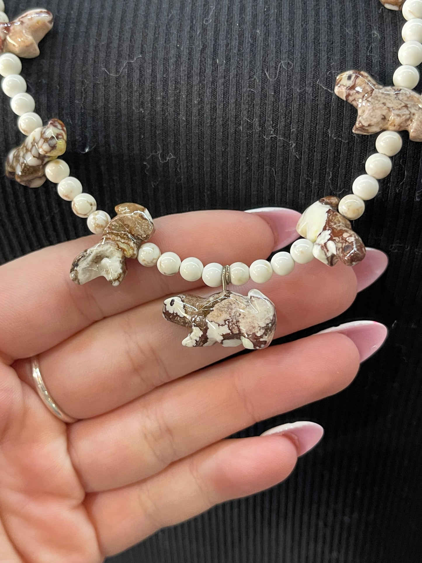 28" Wild Horse Fetish Necklace