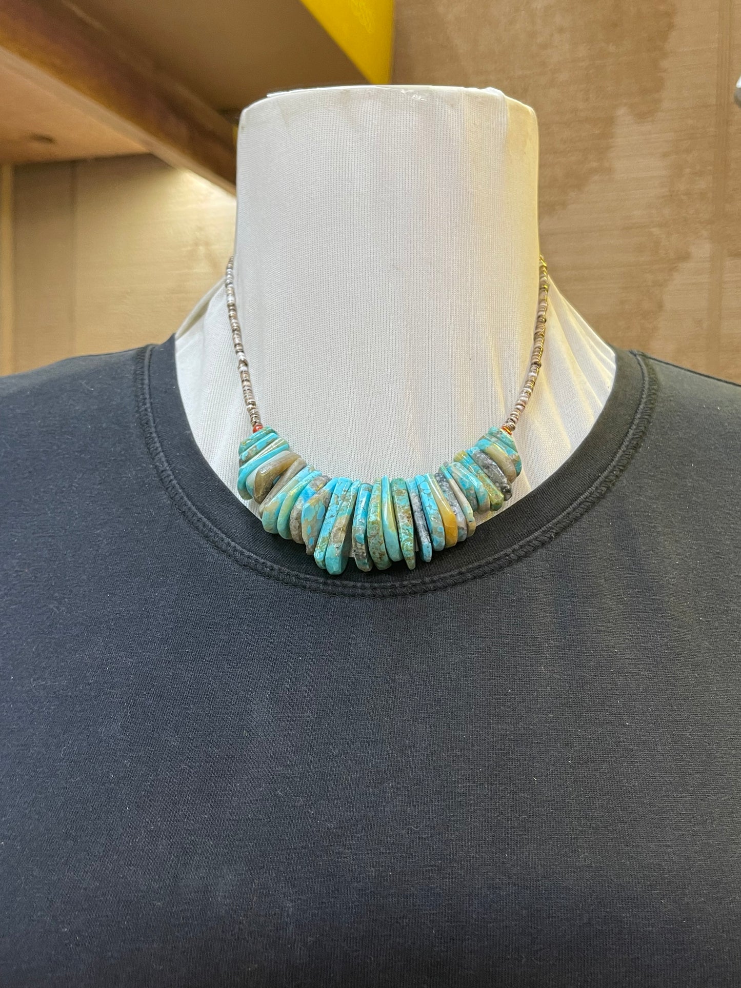Melon Shell Hand Cut Necklace