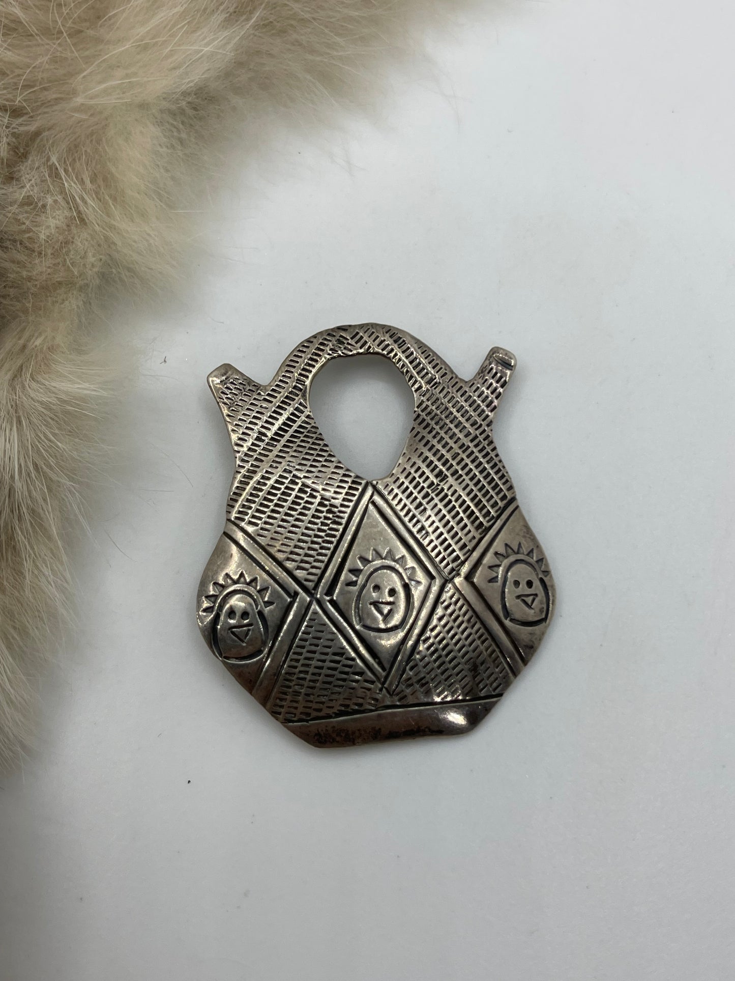 Sterling Silver Vintage Pot Pin