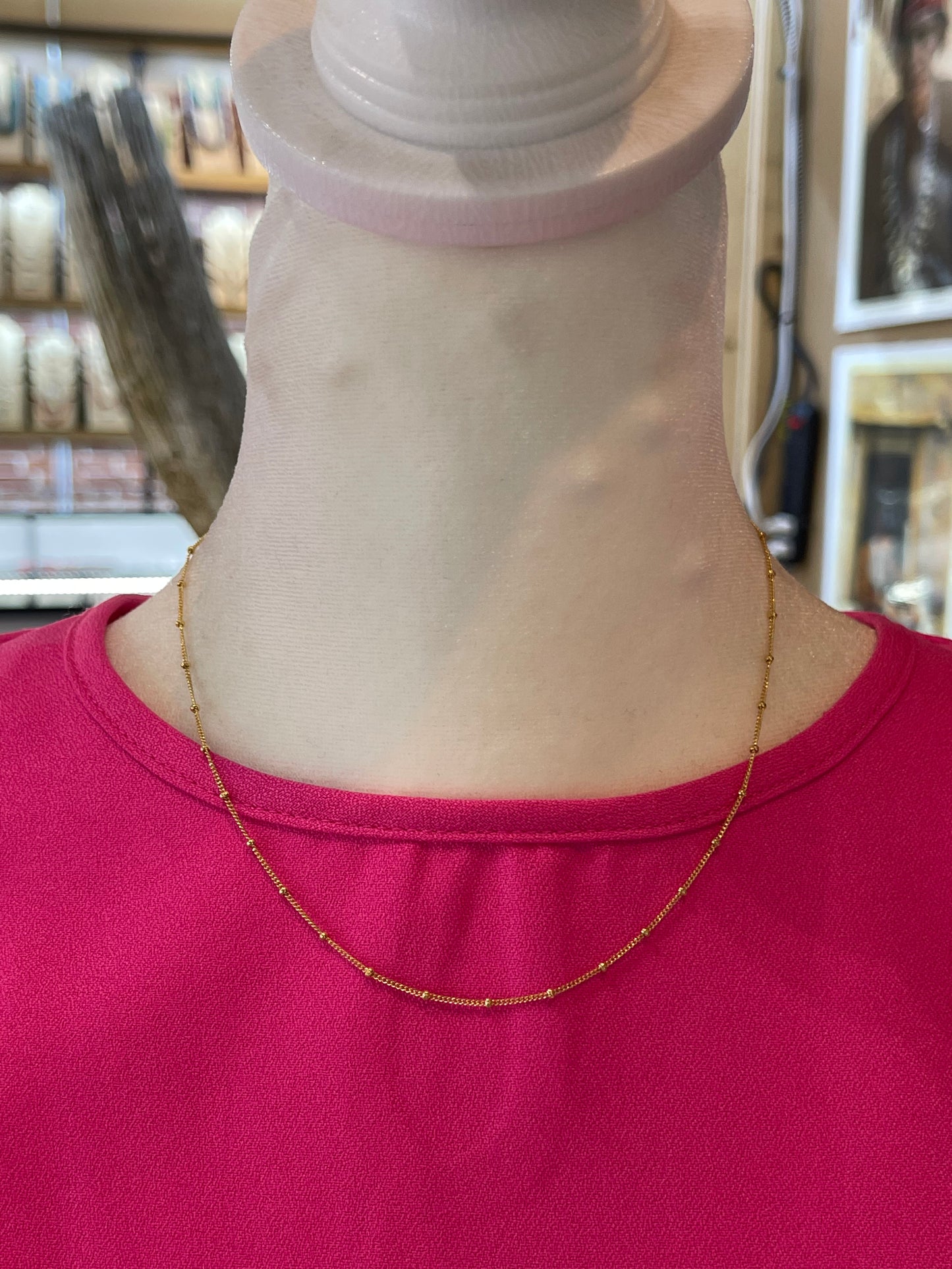 16" 14k Gold Filled Dainty Necklace