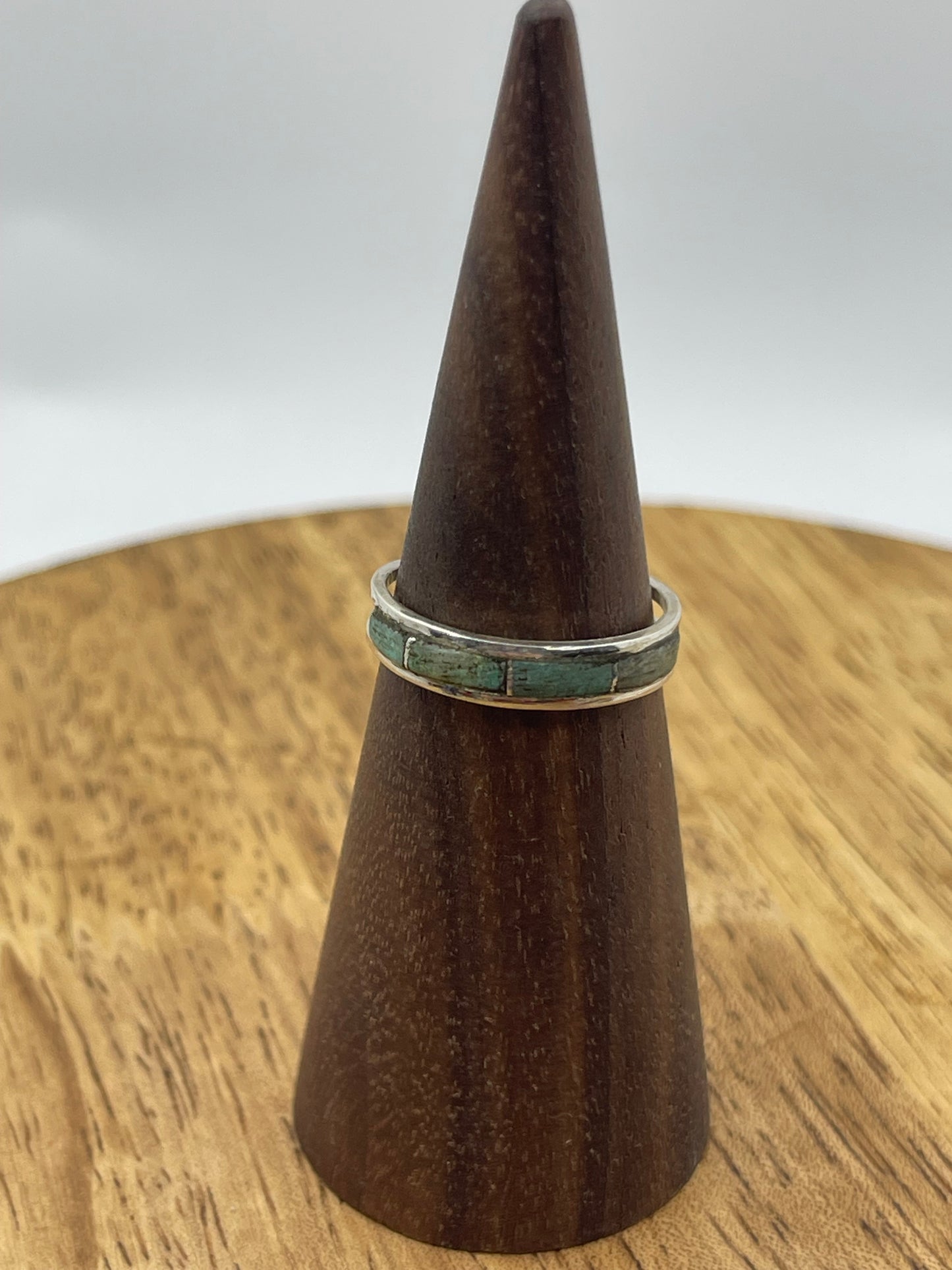 7.0 Inlay Turquoise Ring (Color Varies)