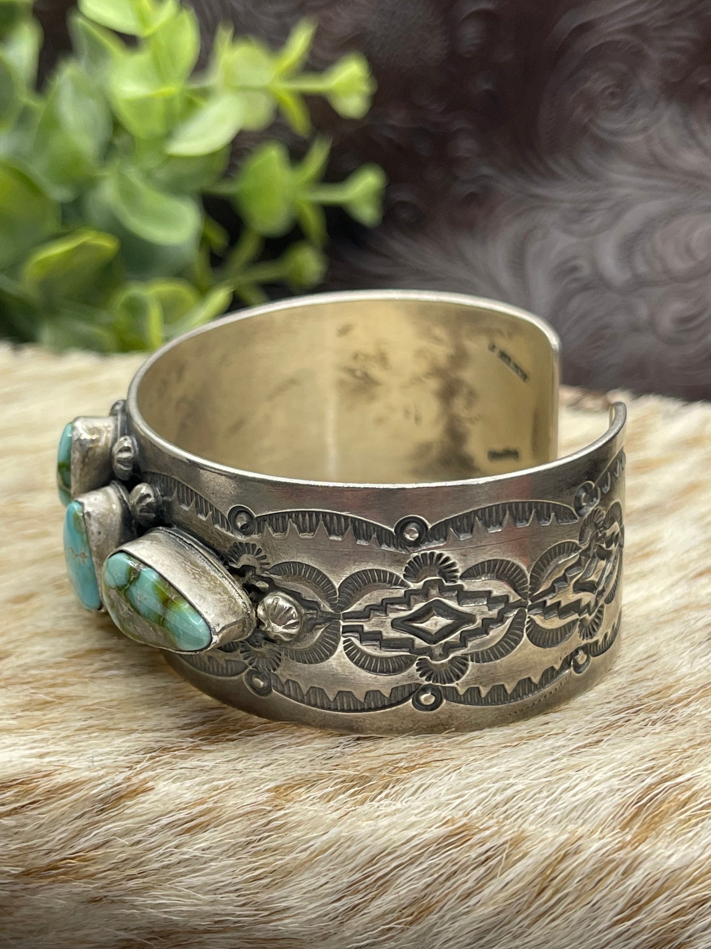 6.25" - 7.25" Sonoran Gold Turquoise Cuff