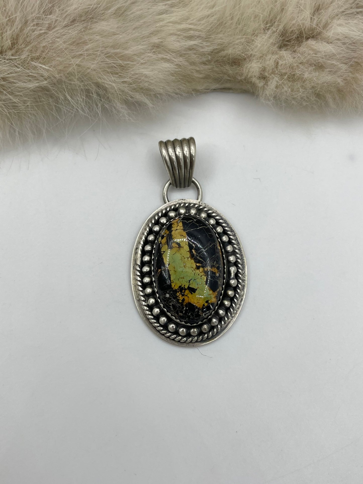 6mm Bale Blackjack Turquoise By KB, Navajo