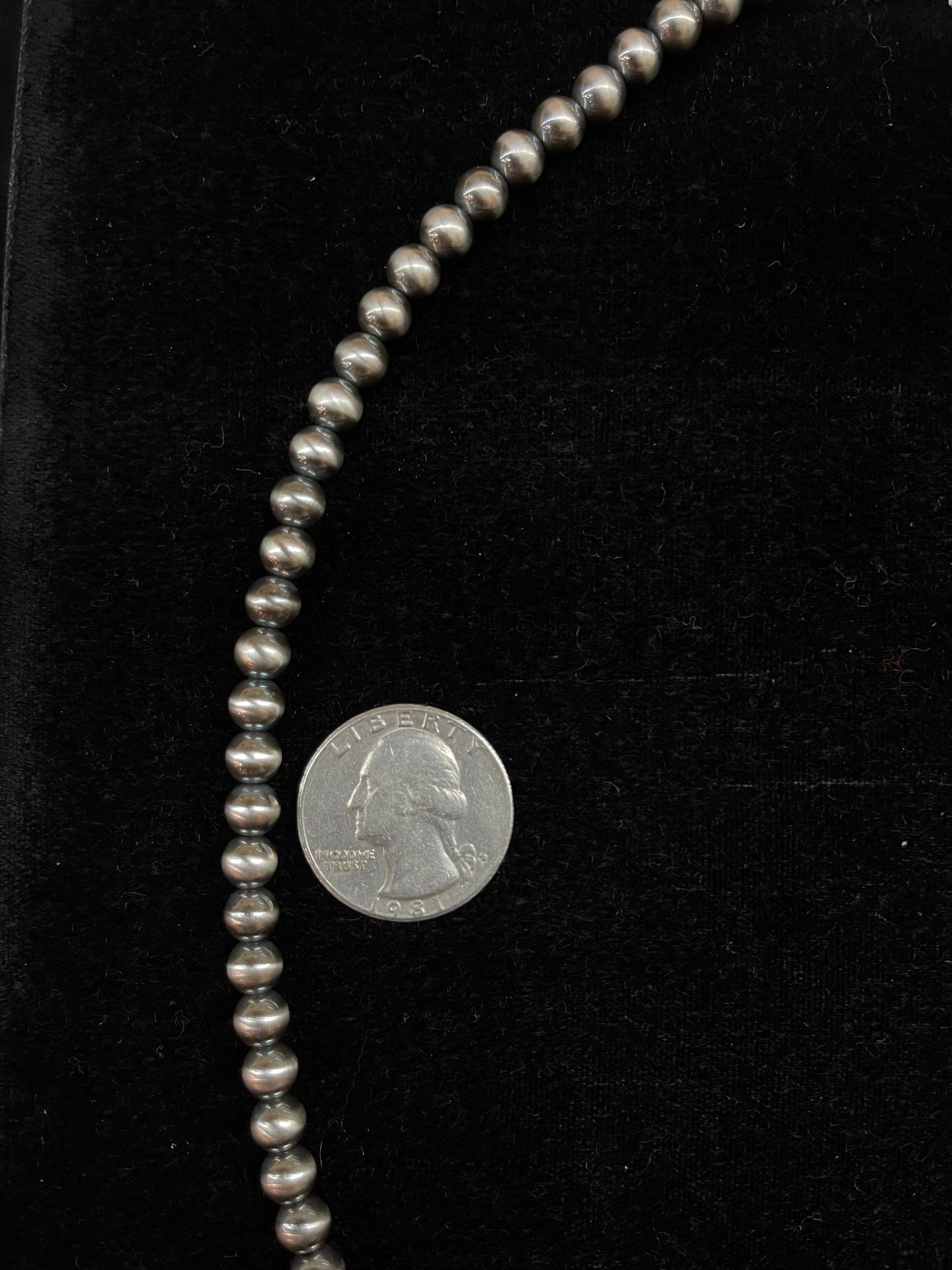 20" 6mm Navajo Style Pearls