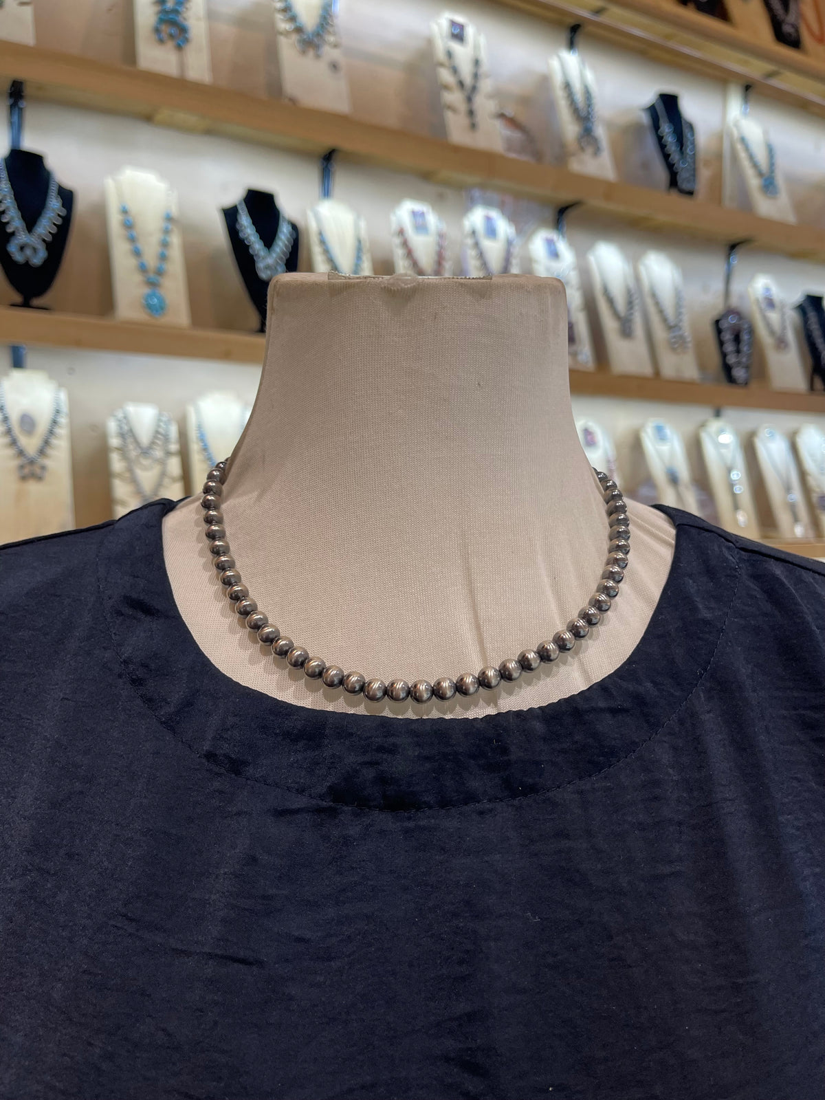18” 7mm Navajo Style Pearls