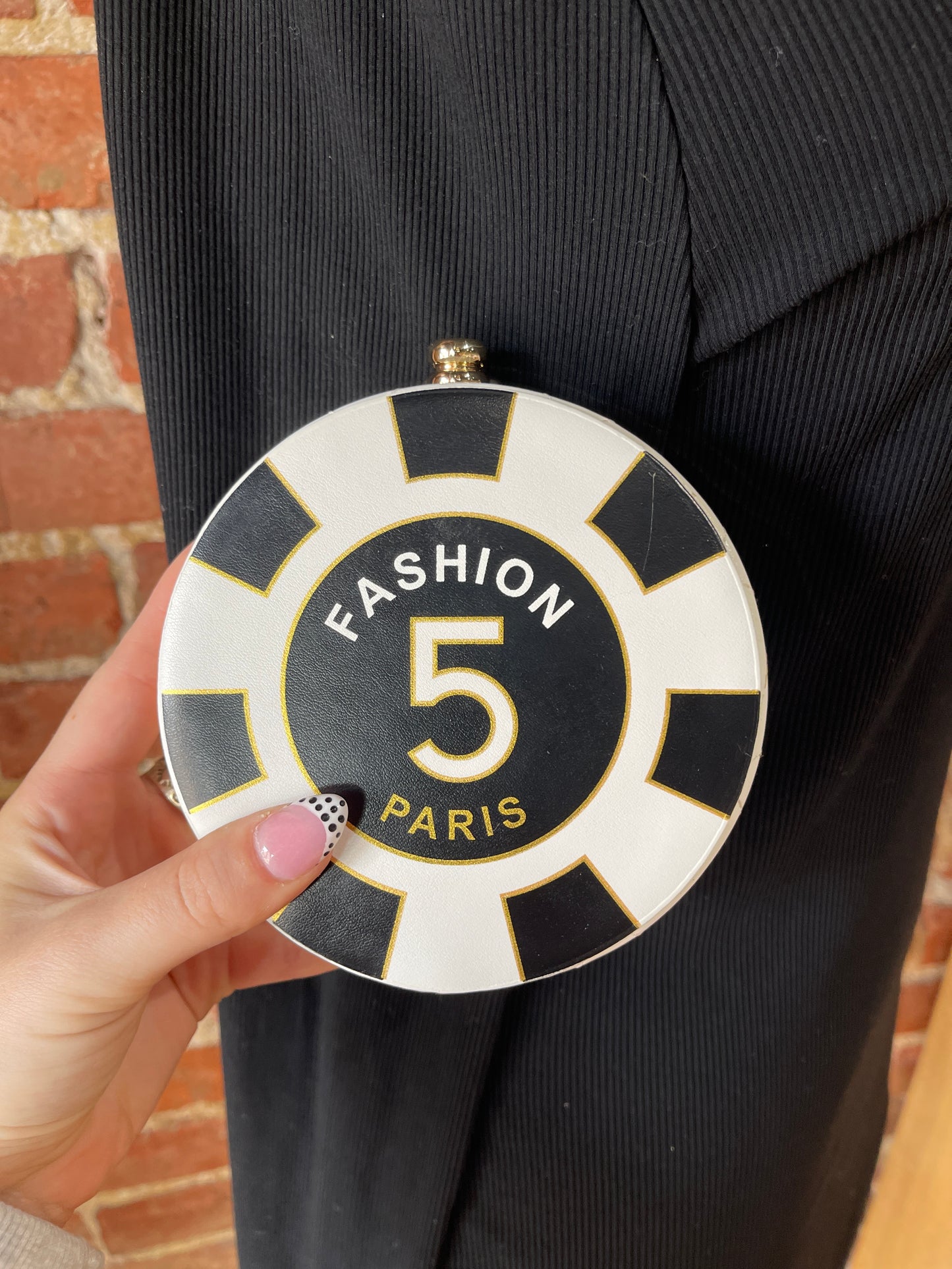 Poker Chip Inspired Purse
