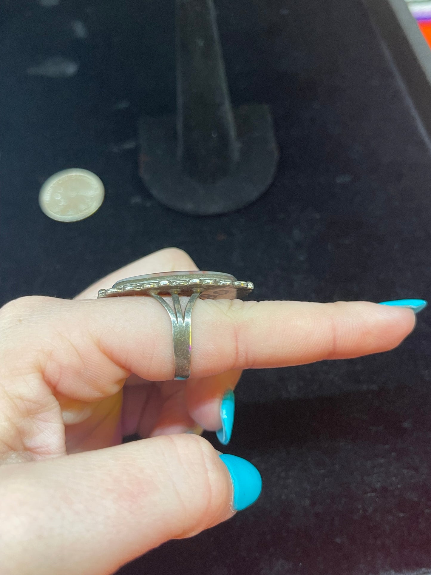 Vintage Petrified Wood Ring
