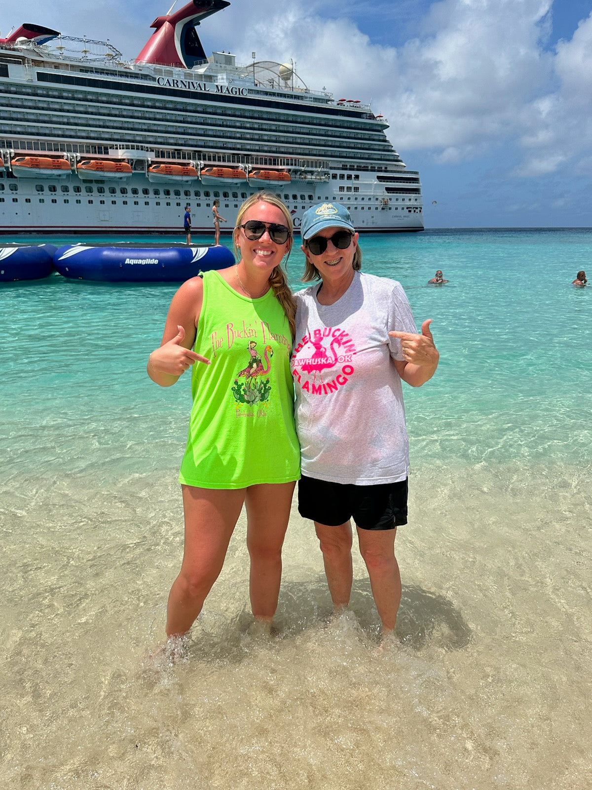 Original Buckin' Green Tank Top Shirt