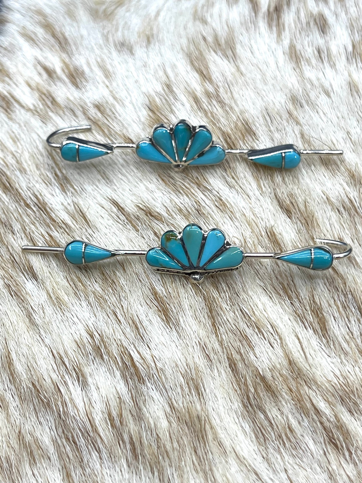 Earring Ear Cuff Crawler By Velda Nastacio, Zuni
