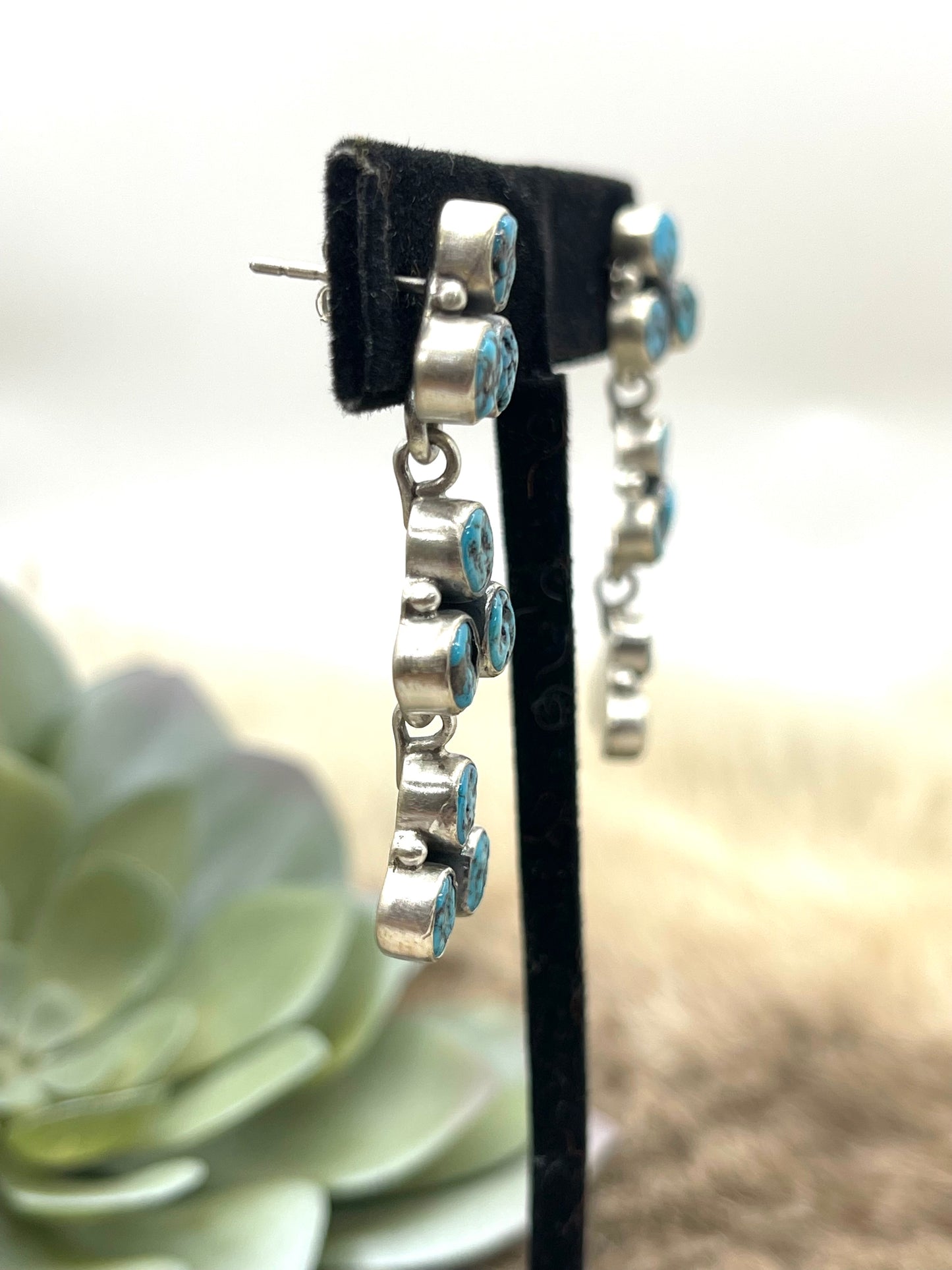 Sleeping Beauty Turquoise Earrings