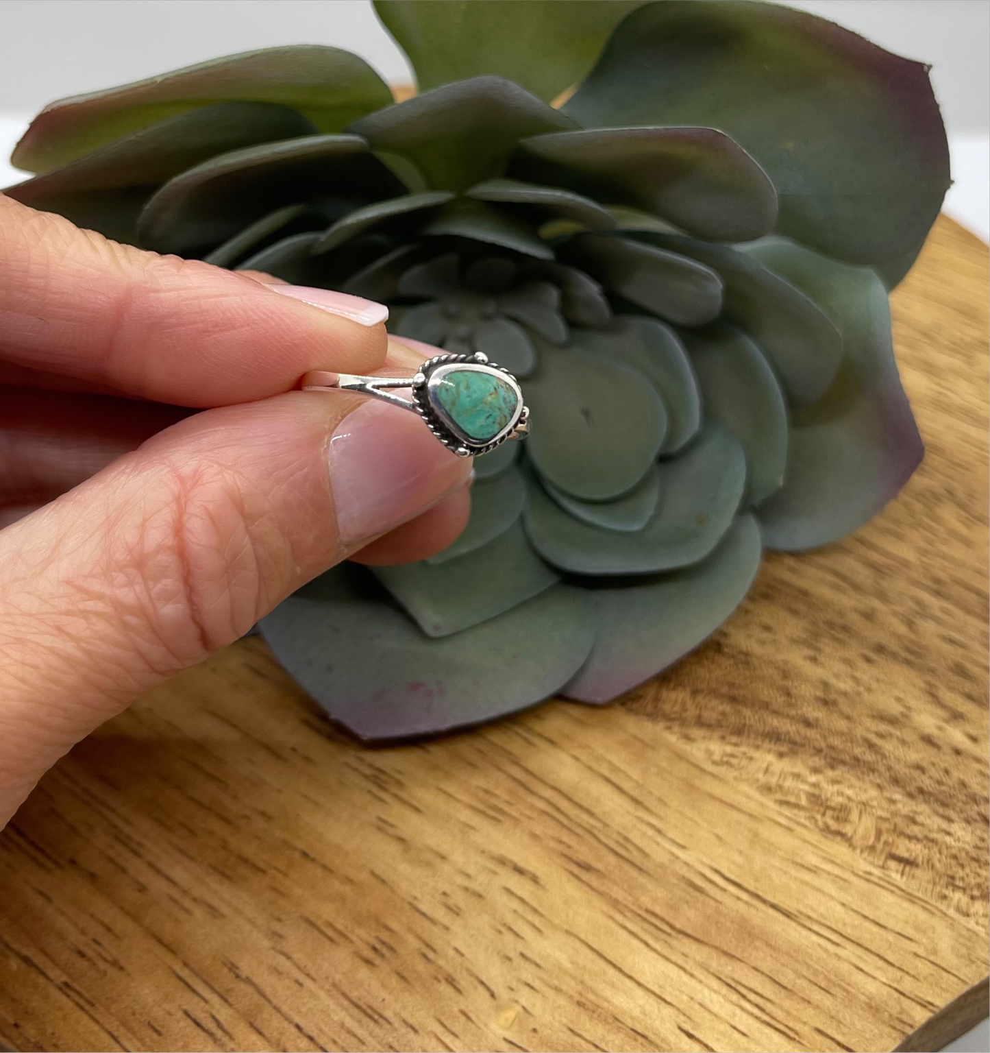 6.0 Dainty Turquoise Ring