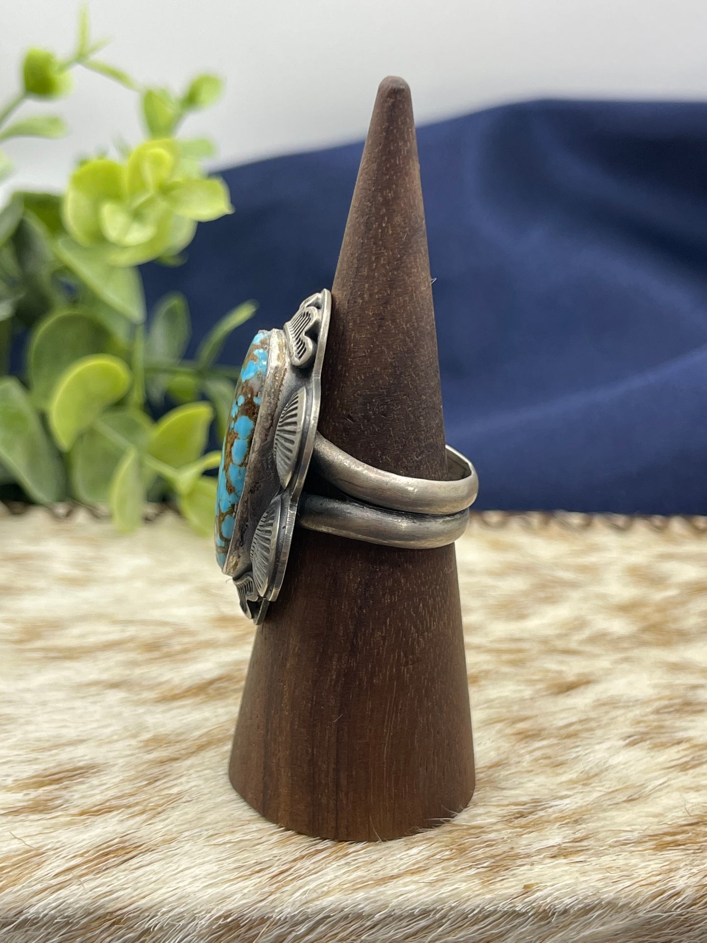 10.0 Kingman Turquoise Ring