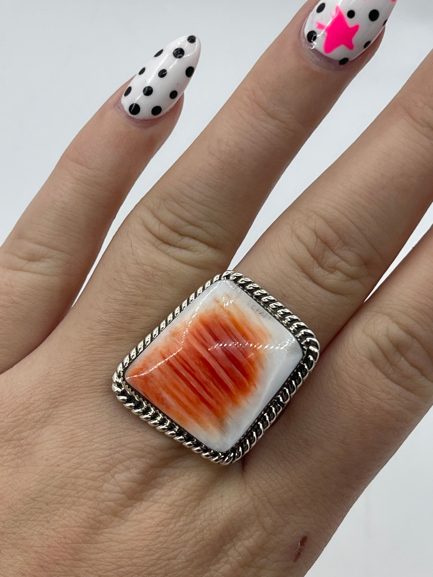 Spiny Oyster Ring By Greg Yazzie, Navajo (Color May Vary)