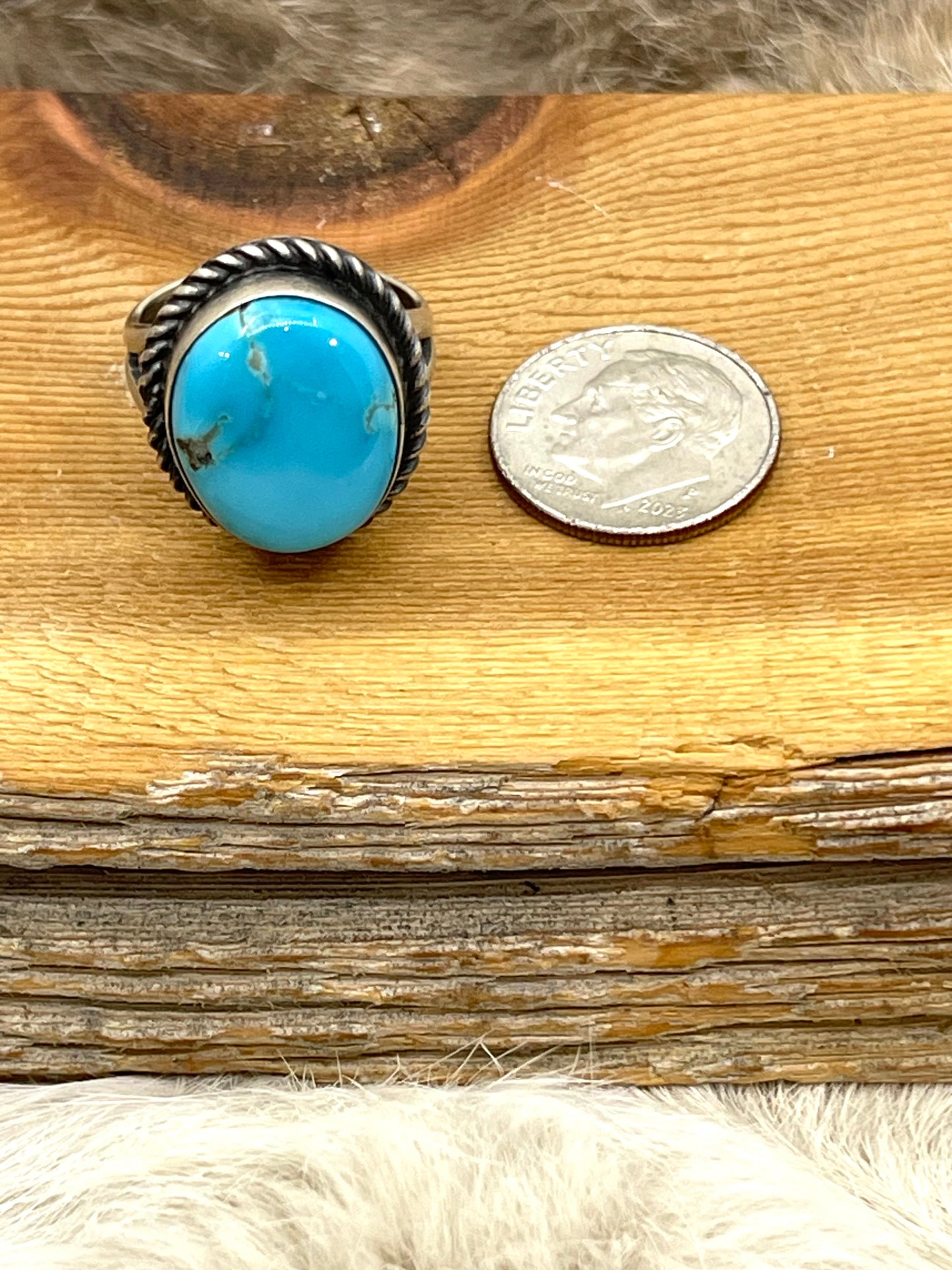6.0 Kingman Turquoise Ring