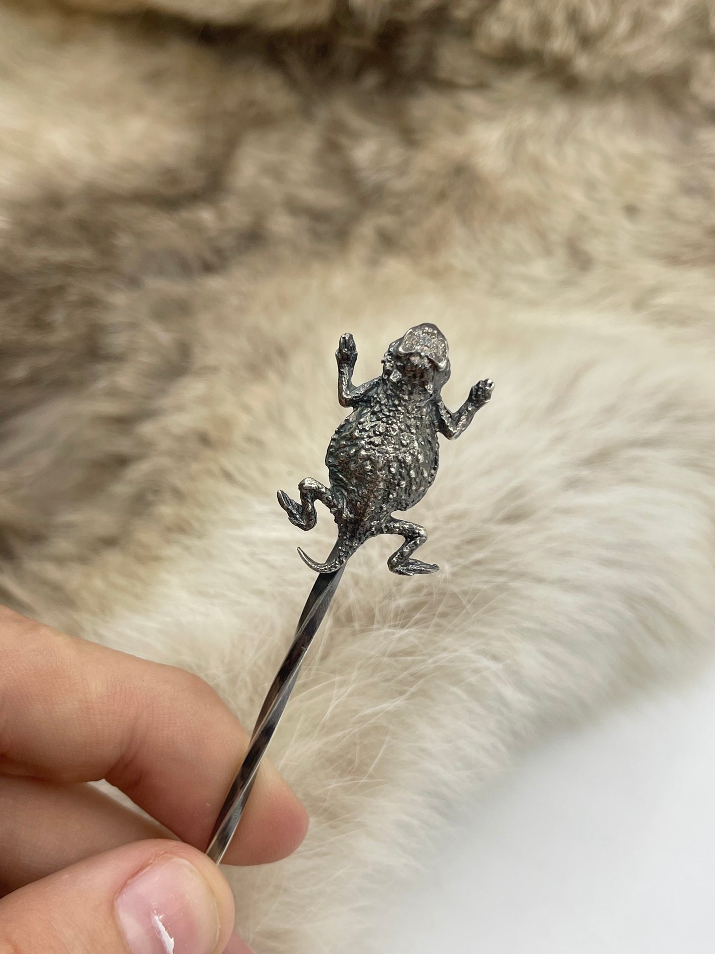 Horny Toad Hat Toothpick by Bad Bronc